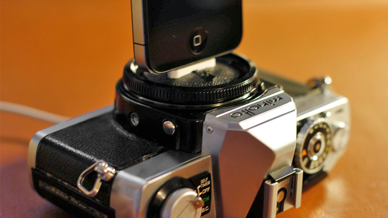 Illustration for article titled These Vintage Cameras Died So Your iPhone Could Have a Hip Place To Dock